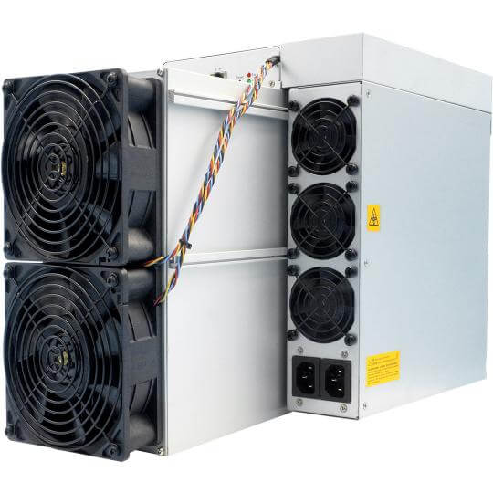 Bitmain Antminer Z15 Pro 860K ASIC miner front and side view